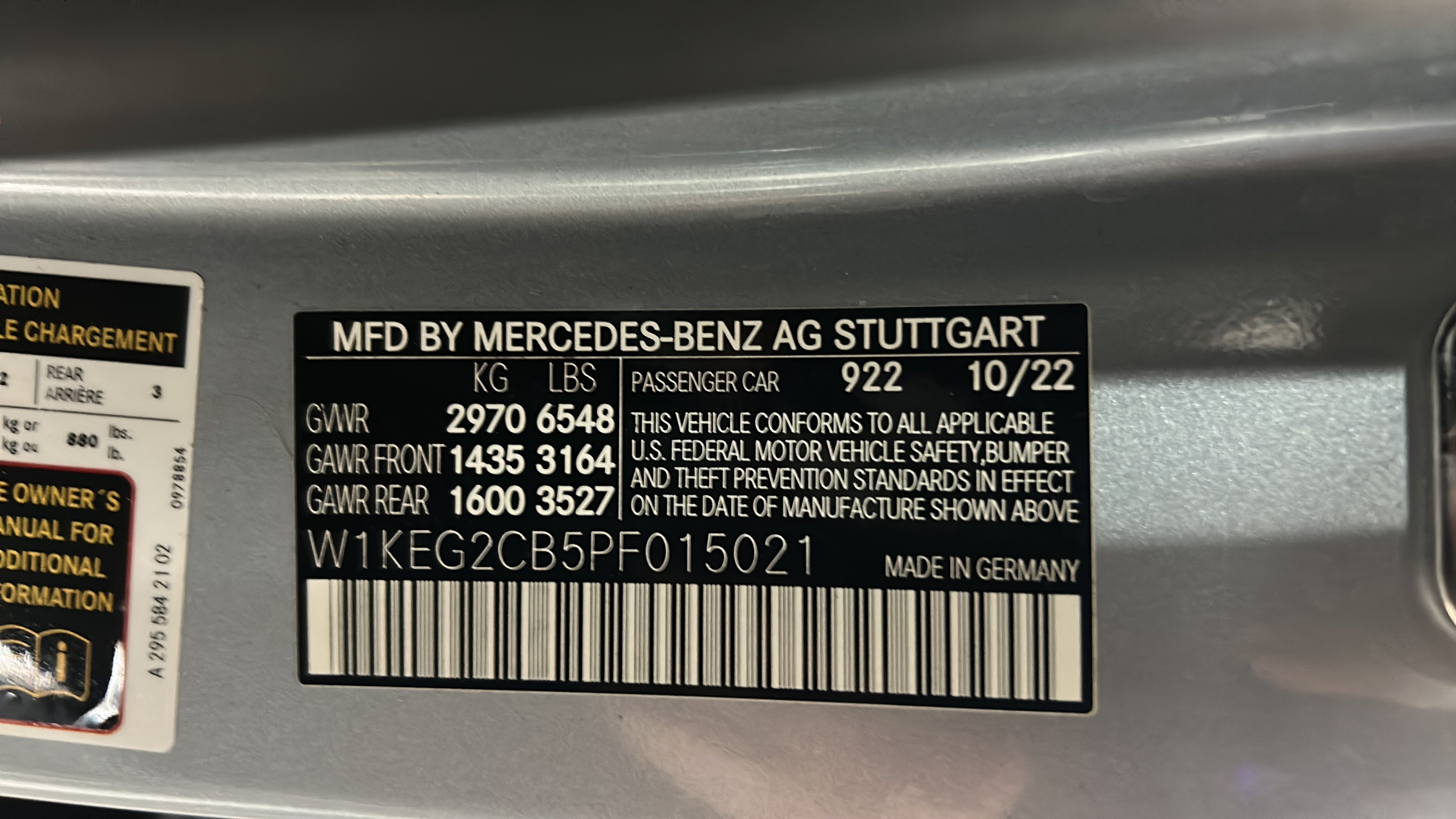Certified 2023 Mercedes-Benz EQE 500 4MATIC Sedan image 40