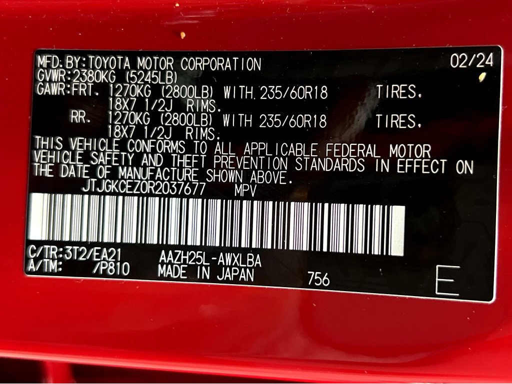 Certified 2024 Lexus NX 350h AWD w/ Premium Package image 27