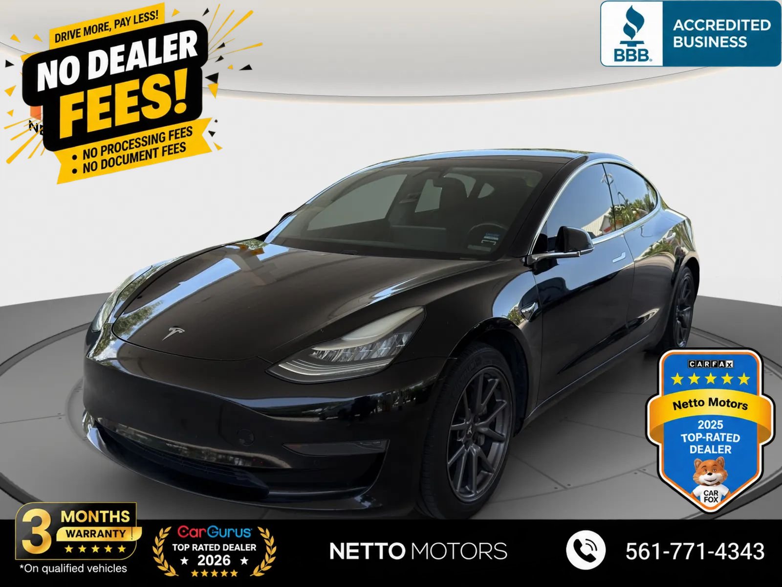 Used 2020 Tesla Model 3 RWD image 1