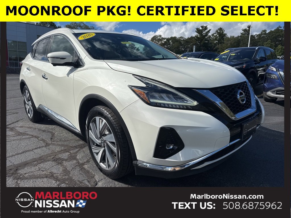Certified 2020 Nissan Murano SL w/ Moonroof Package