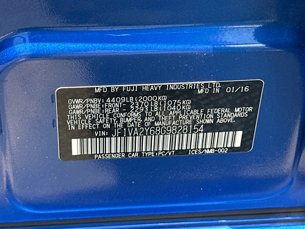 Used 2016 Subaru WRX STI Limited AWD/4WD image 23
