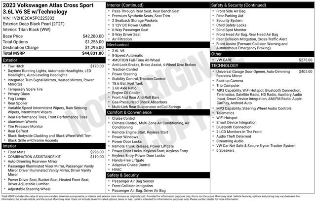 Used 2023 Volkswagen Atlas Cross Sport SE AWD/4WD image 13