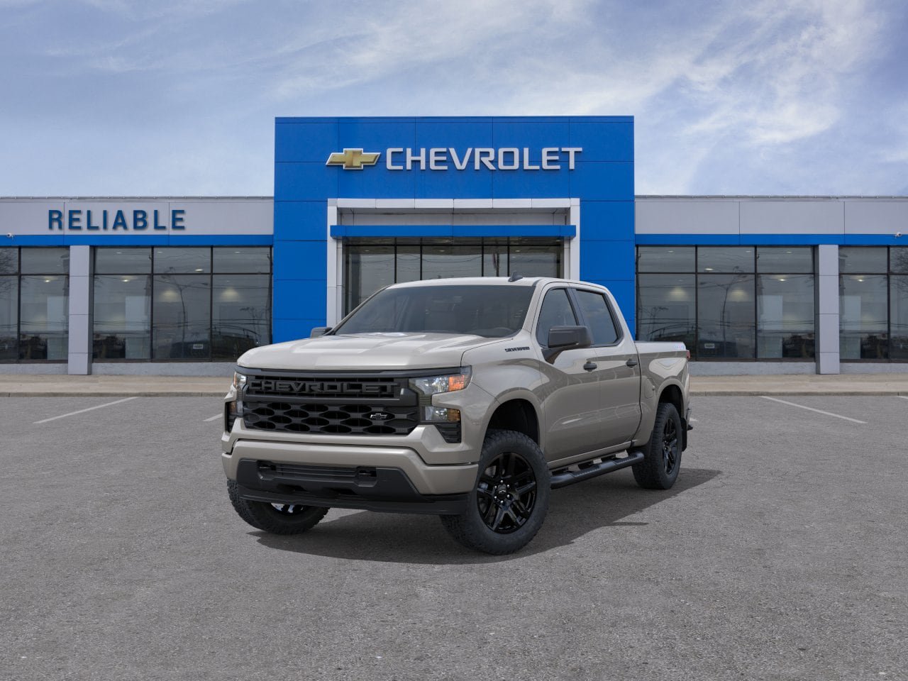 New 2026 Chevrolet Silverado 1500 Custom w/ Turbomax Blackout Package AWD/4WD image 8