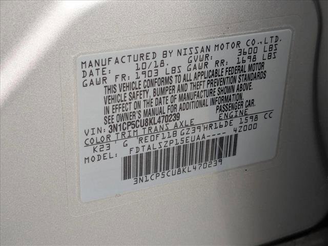 Used 2019 Nissan Kicks SV w/ Exterior Package FWD image 22