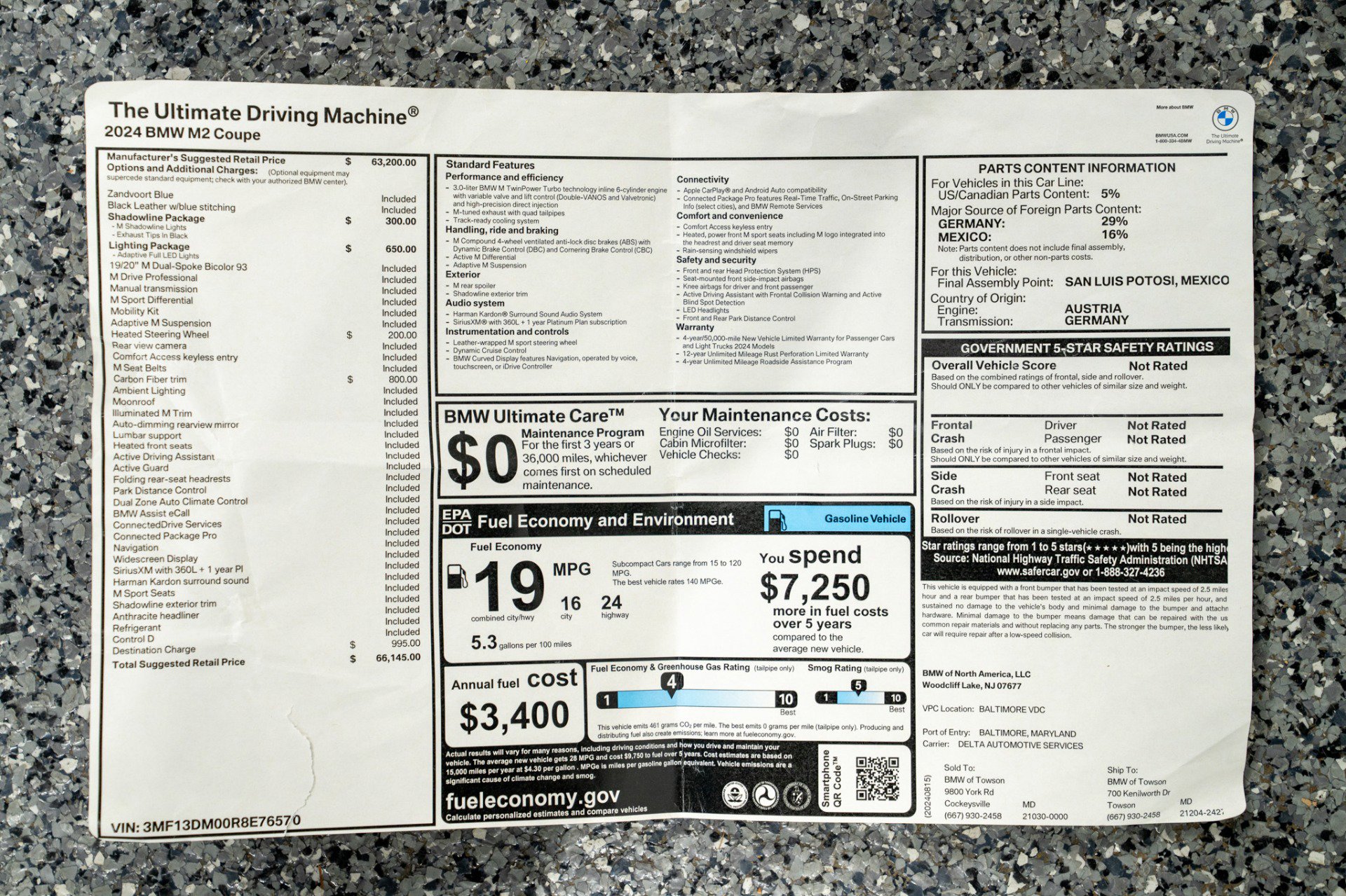 Used 2024 BMW M2 w/ Lighting Package image 22