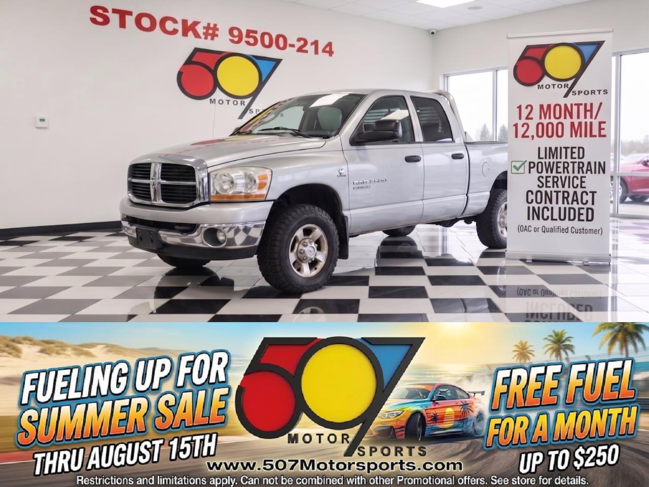 Used 2006 Dodge Ram 2500 Truck SLT w/ Quad Cab Big Horn Value Group