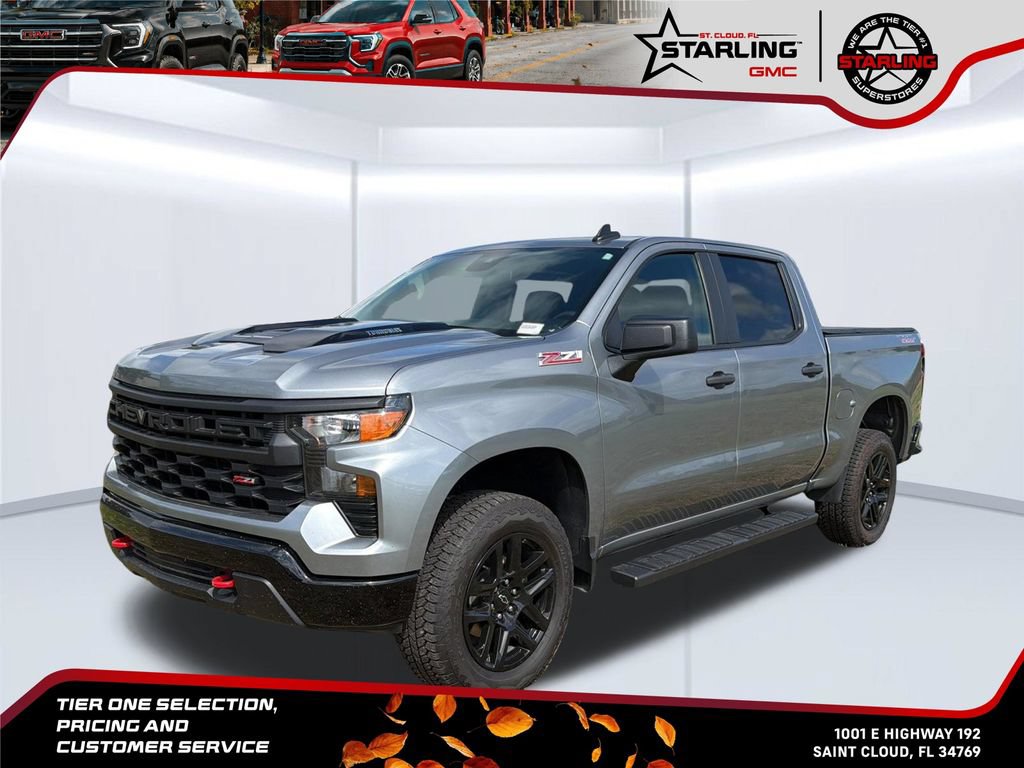 Certified 2025 Chevrolet Silverado 1500 Custom Trail Boss