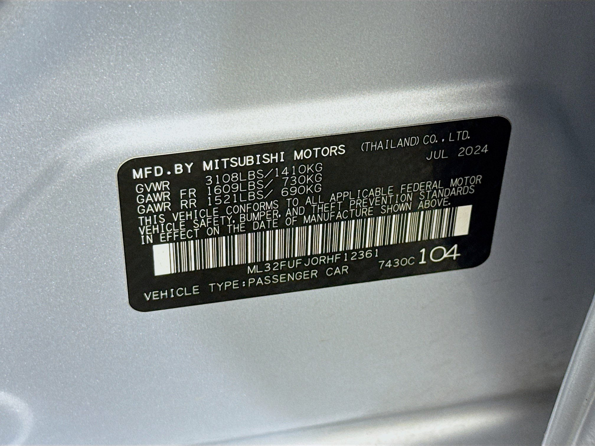 Used 2024 Mitsubishi Mirage G4 Black Edition FWD image 37
