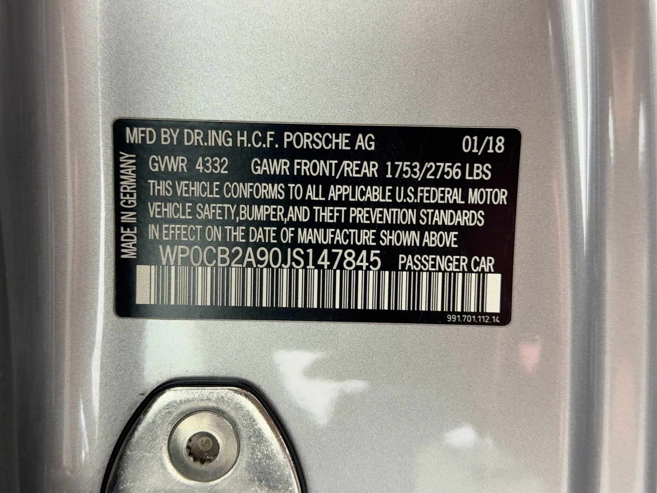 Certified 2018 Porsche 911 Carrera S image 20