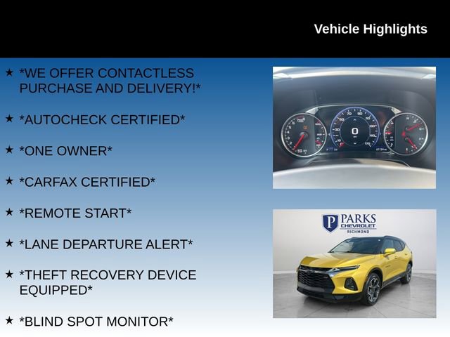 Certified 2022 Chevrolet Blazer RS w/ Enhanced Convenience Package image 4