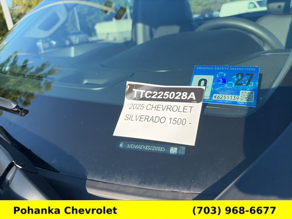 Used 2025 Chevrolet Silverado 1500 W/T w/ Trailering Package RWD image 26