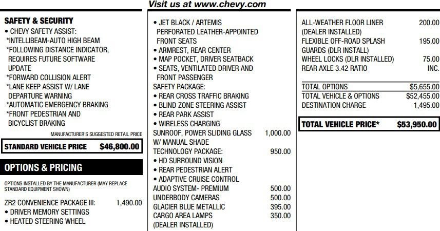 Certified 2023 Chevrolet Colorado ZR2 w/ ZR2 Convenience Package III AWD/4WD image 2