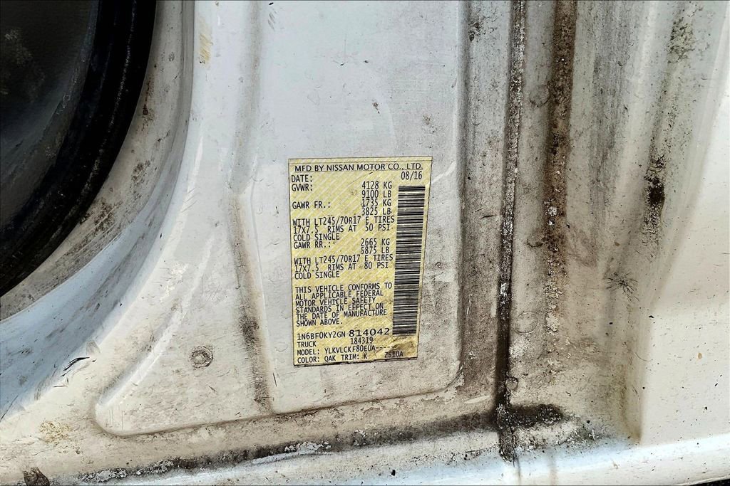 Used 2016 Nissan NV 2500 S w/ Power Package image 8