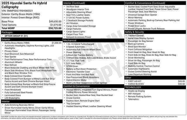 New 2025 Hyundai Santa Fe Calligraphy image 4