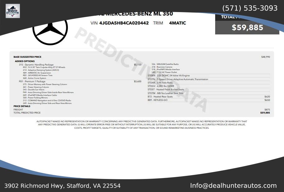 Used 2012 Mercedes-Benz ML 350 4MATIC image 43