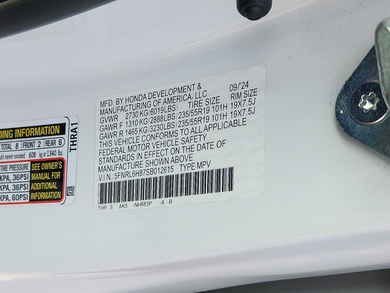 Certified 2025 Honda Odyssey Touring image 26