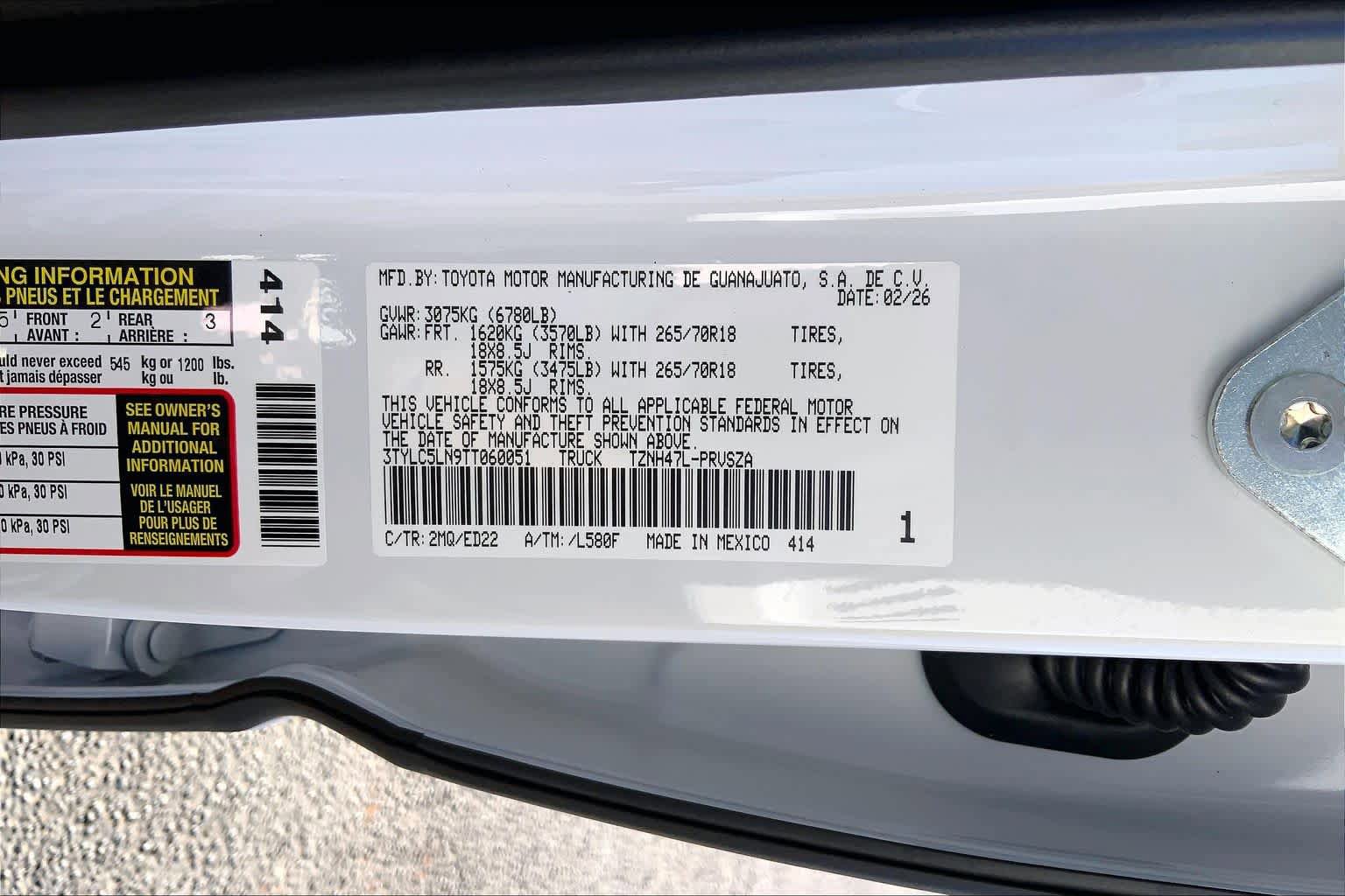 New 2026 Toyota Tacoma TRD Pro AWD/4WD image 21