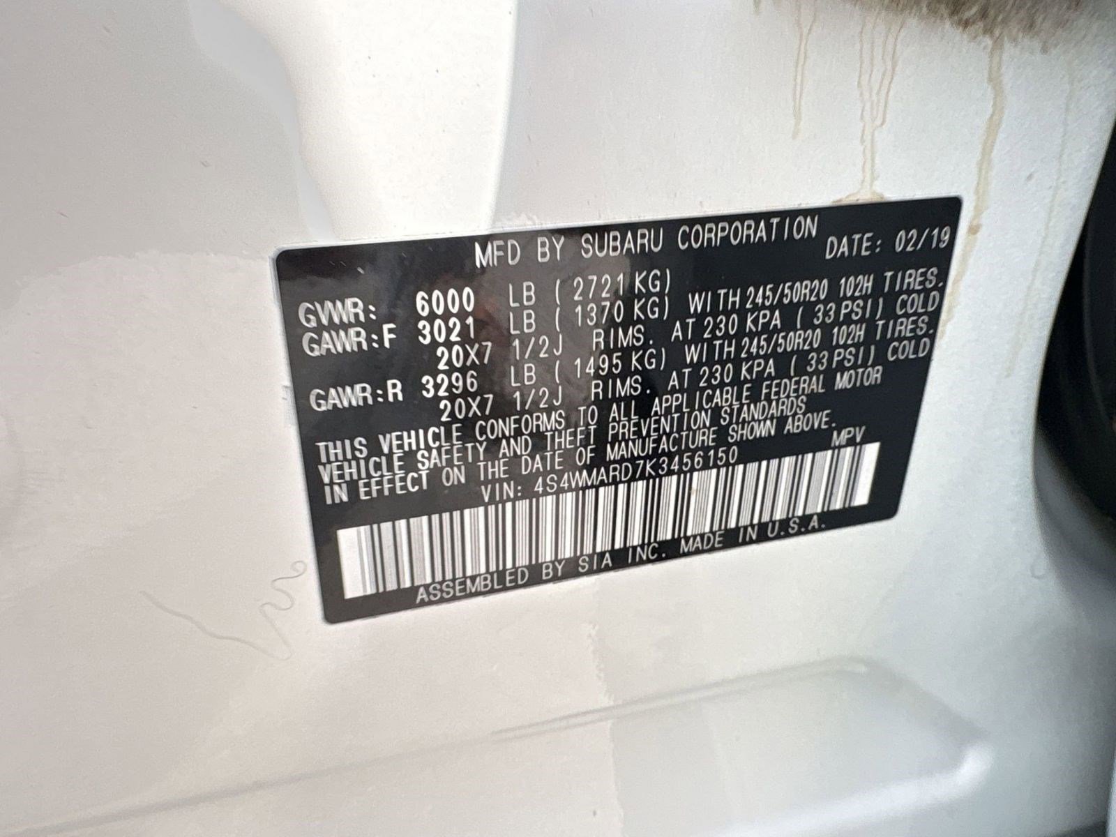 Used 2019 Subaru Ascent Touring w/ Popular Package #3 image 20