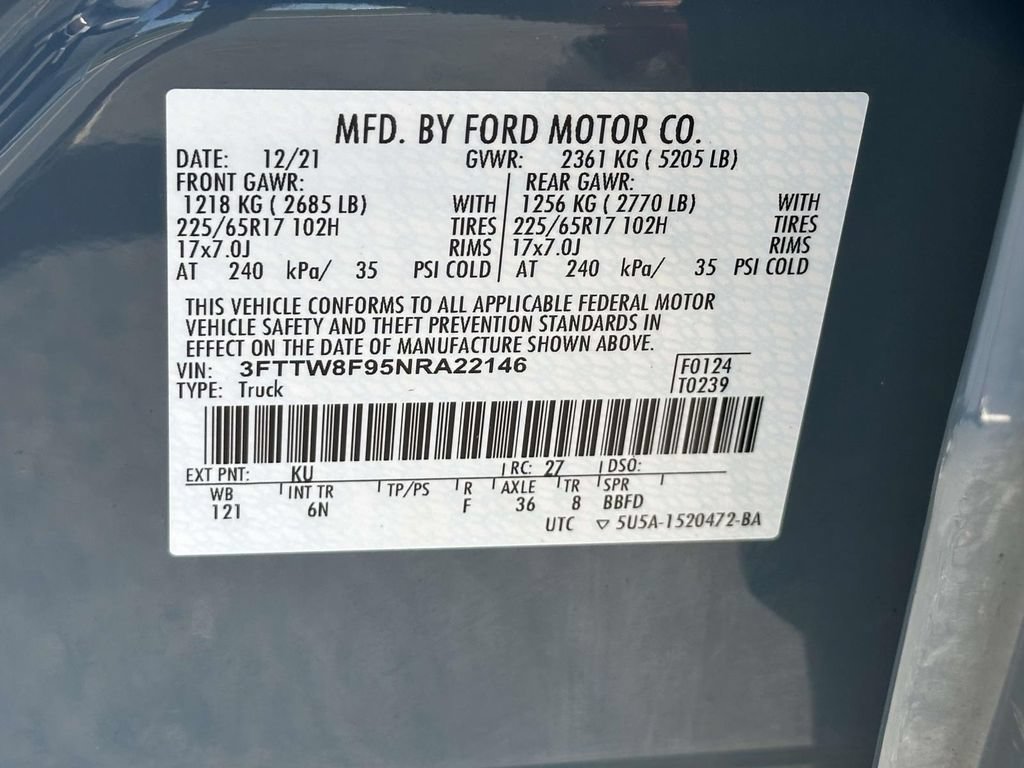 Used 2022 Ford Maverick Lariat w/ Lariat Luxury Package AWD/4WD image 20