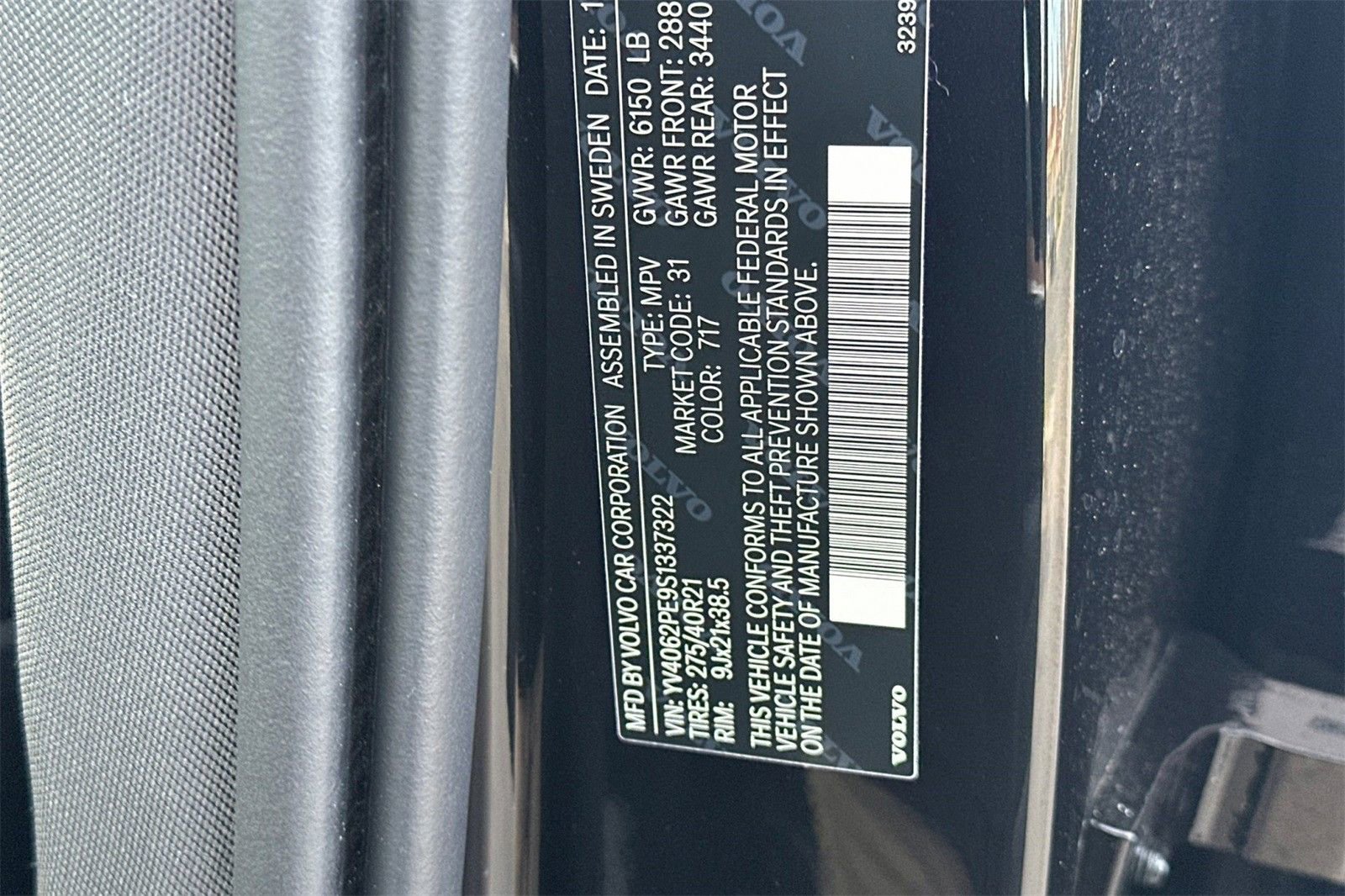 Certified 2025 Volvo XC90 B6 Plus w/ Protection Package Premier AWD/4WD image 26