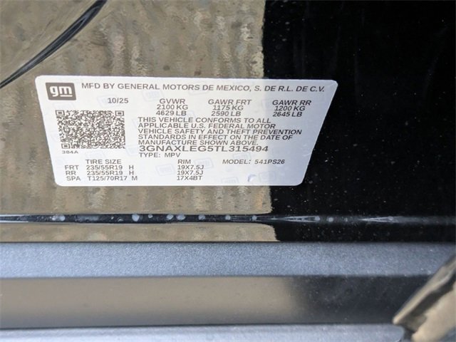 New 2026 Chevrolet Equinox RS image 39