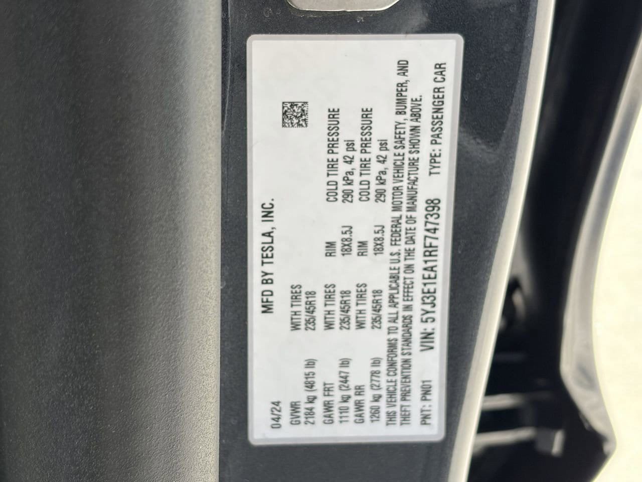 Used 2024 Tesla Model 3 Long Range RWD image 29