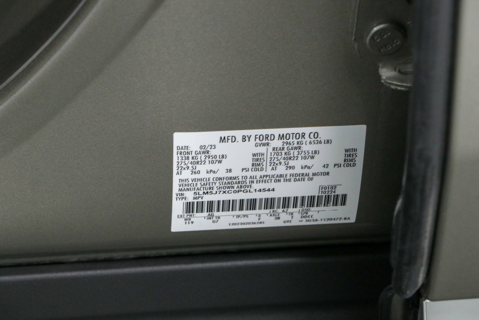 Used 2023 Lincoln Aviator Reserve w/ Equipment Group 201A AWD/4WD image 36
