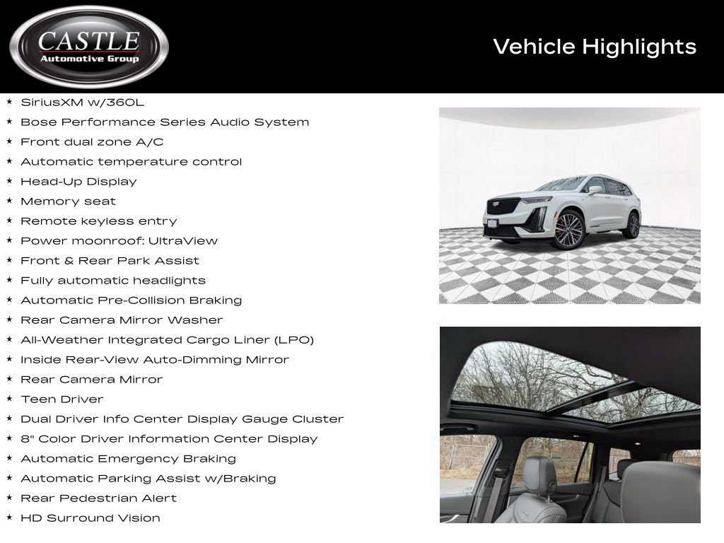 Used 2024 Cadillac XT6 Sport w/ Technology Package AWD/4WD image 8