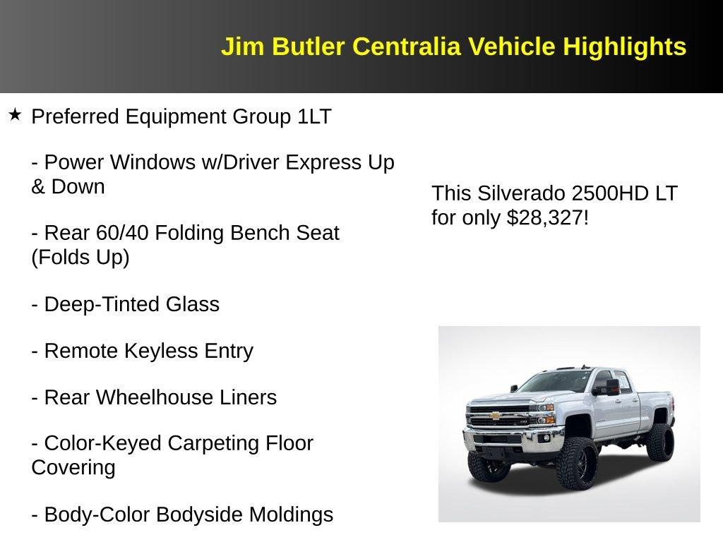Used 2015 Chevrolet Silverado 2500 LT w/ LT Convenience Package AWD/4WD image 5