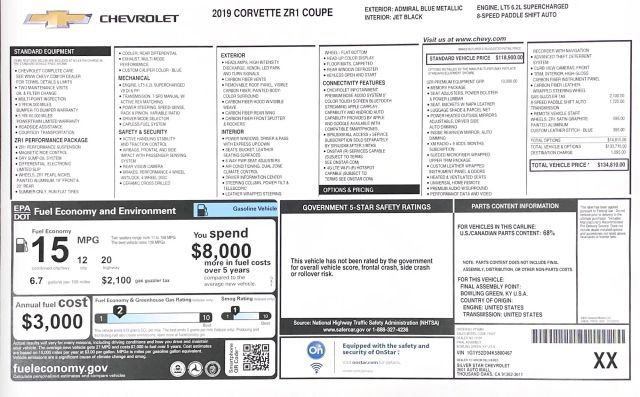 Used 2019 Chevrolet Corvette ZR1 image 5