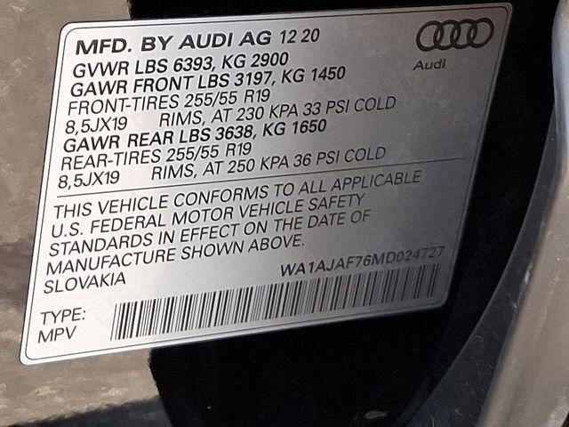 Used 2021 Audi Q7 2.0T Premium image 30