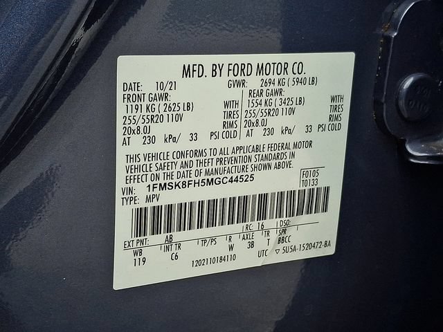 Used 2021 Ford Explorer Limited w/ Equipment Group 301A AWD/4WD image 23