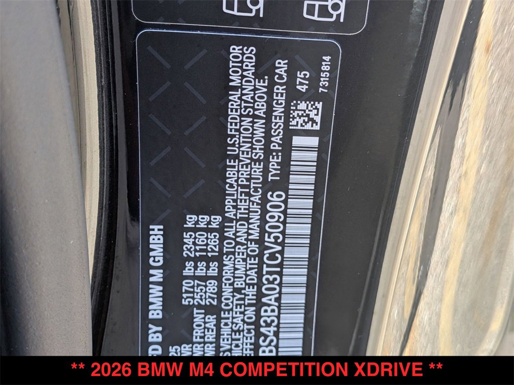 Certified 2026 BMW M4 xDrive Competition image 35