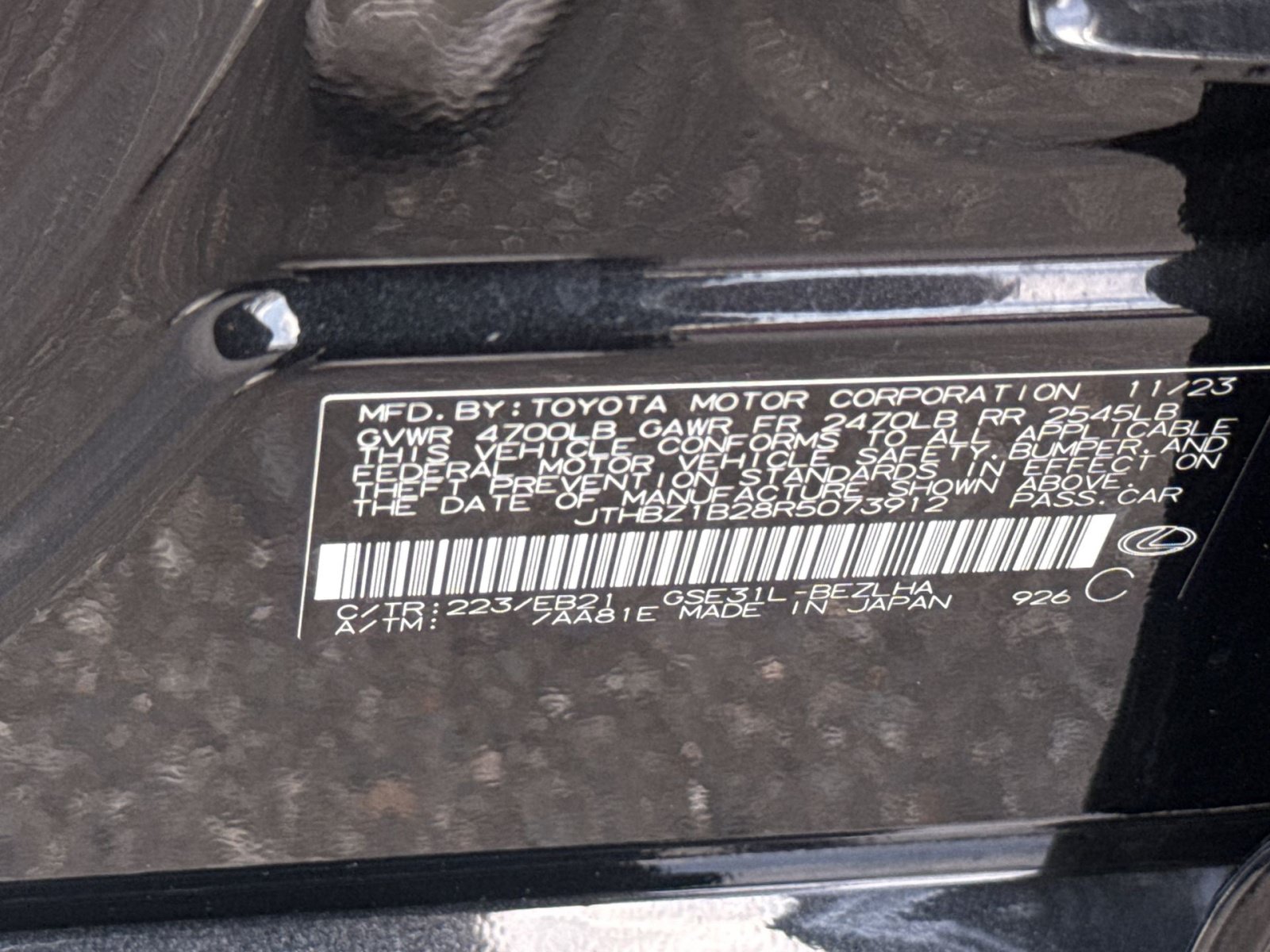 Used 2024 Lexus IS 350 F Sport RWD image 31