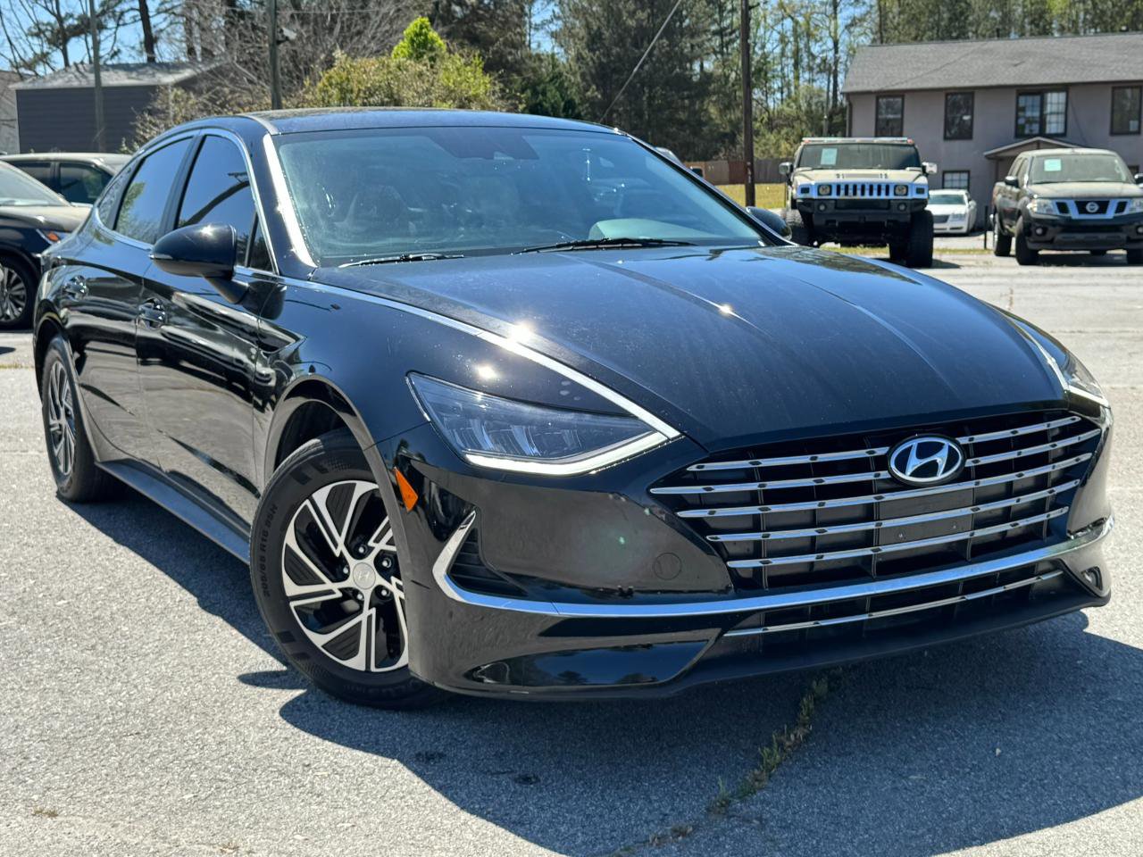 Used 2023 Hyundai Sonata Blue image 1