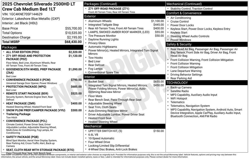 Used 2025 Chevrolet Silverado 2500 LT w/ All Star Edition AWD/4WD image 11