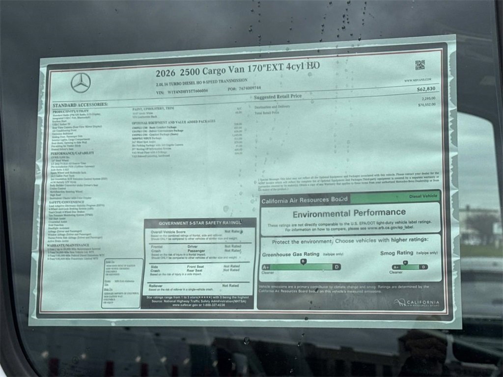 New 2026 Mercedes-Benz Sprinter 2500 image 8