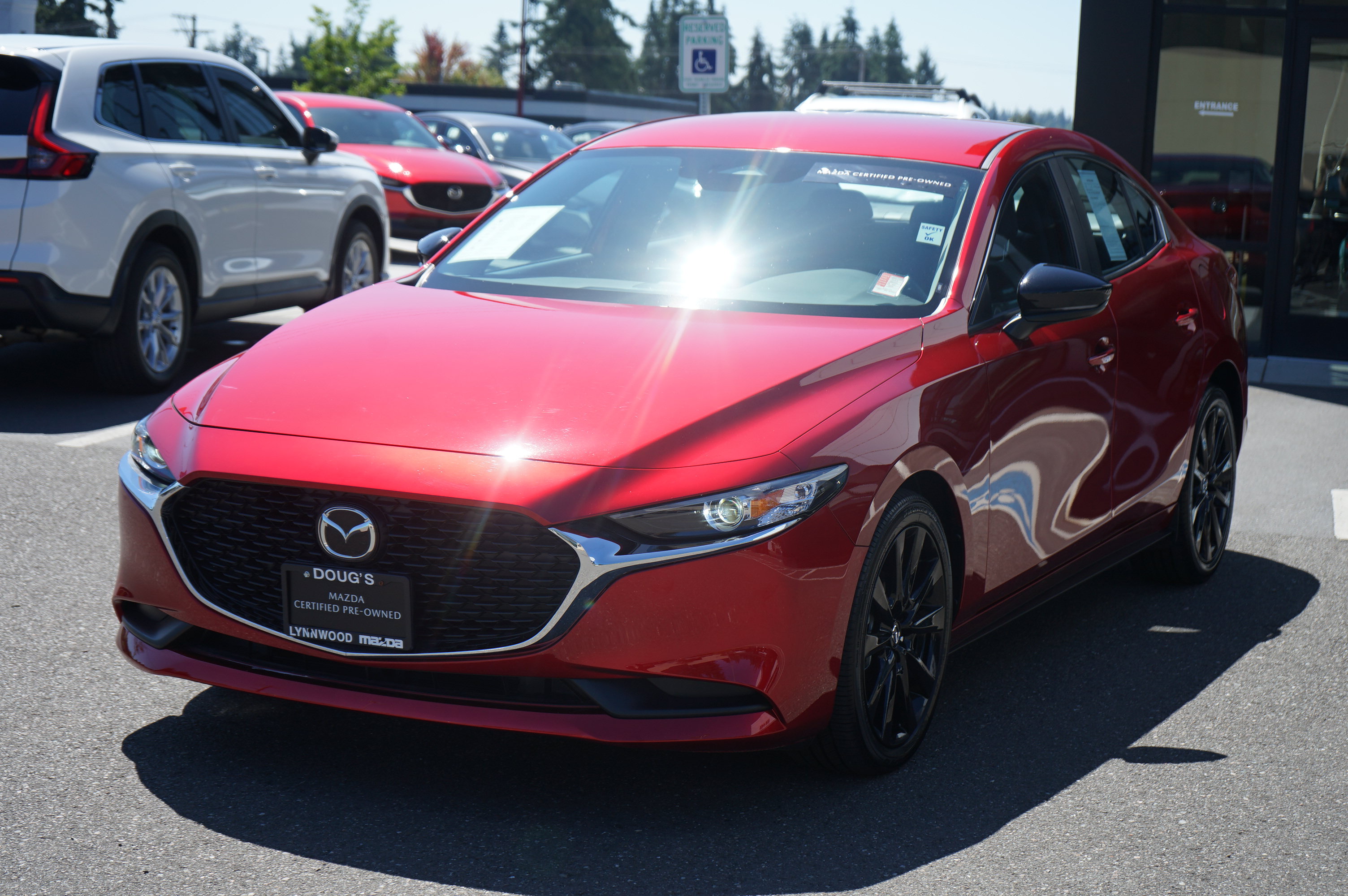 Certified 2025 MAZDA MAZDA3 s FWD image 9