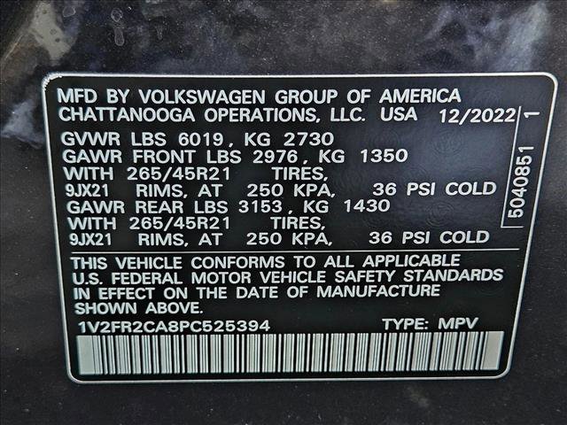 Used 2023 Volkswagen Atlas SEL Premium image 22