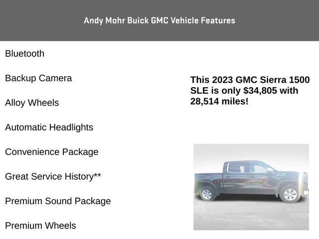 Used 2023 GMC Sierra 1500 SLE AWD/4WD image 4