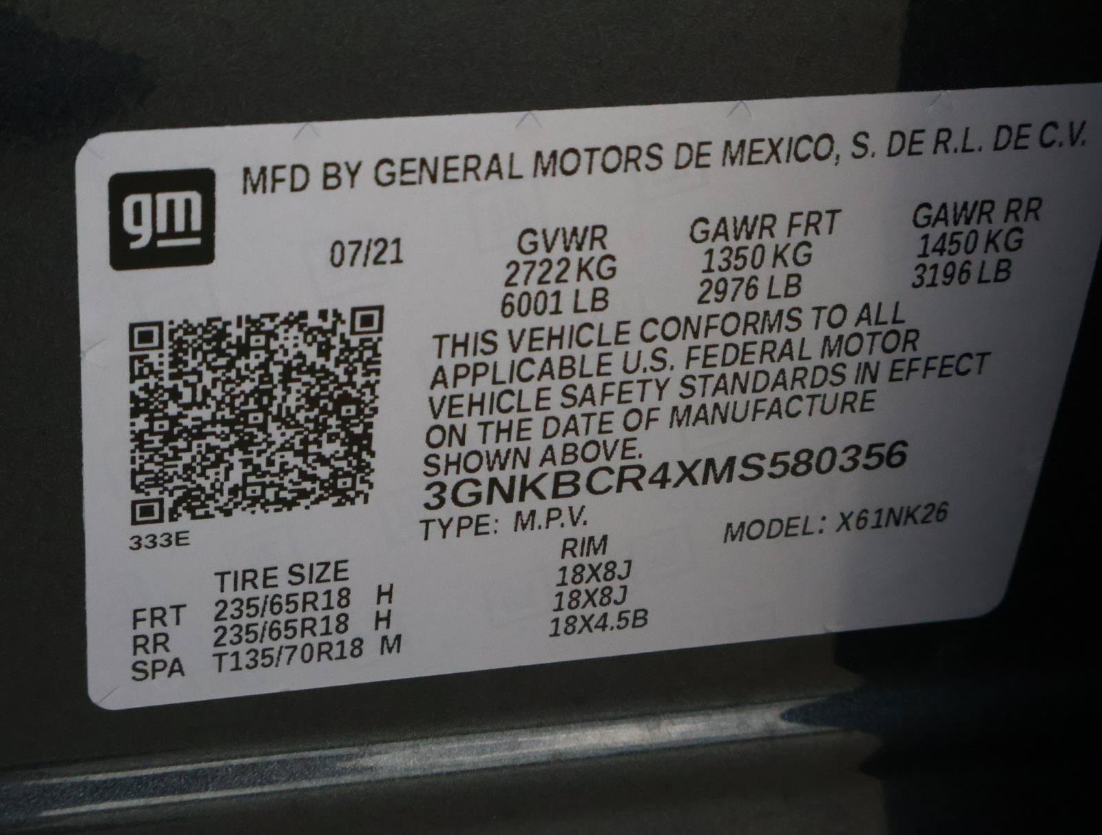 Used 2021 Chevrolet Blazer LT w/ LPO, Floor Liner Package FWD image 22