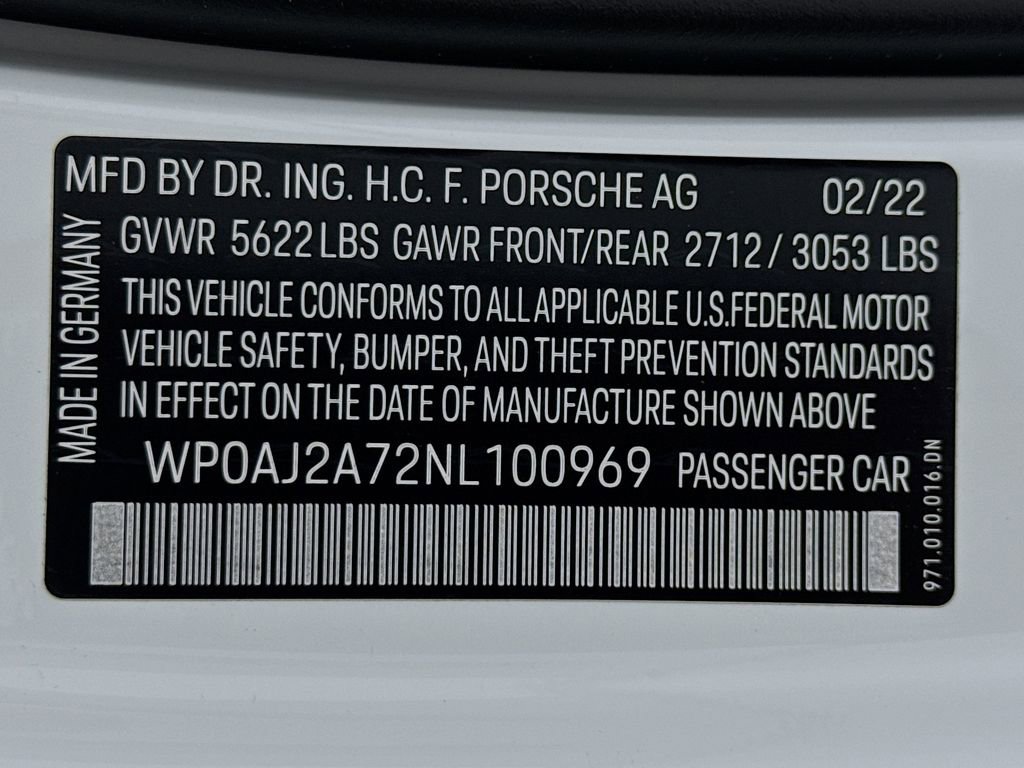 Certified 2022 Porsche Panamera 4 Platinum Edition AWD/4WD image 34