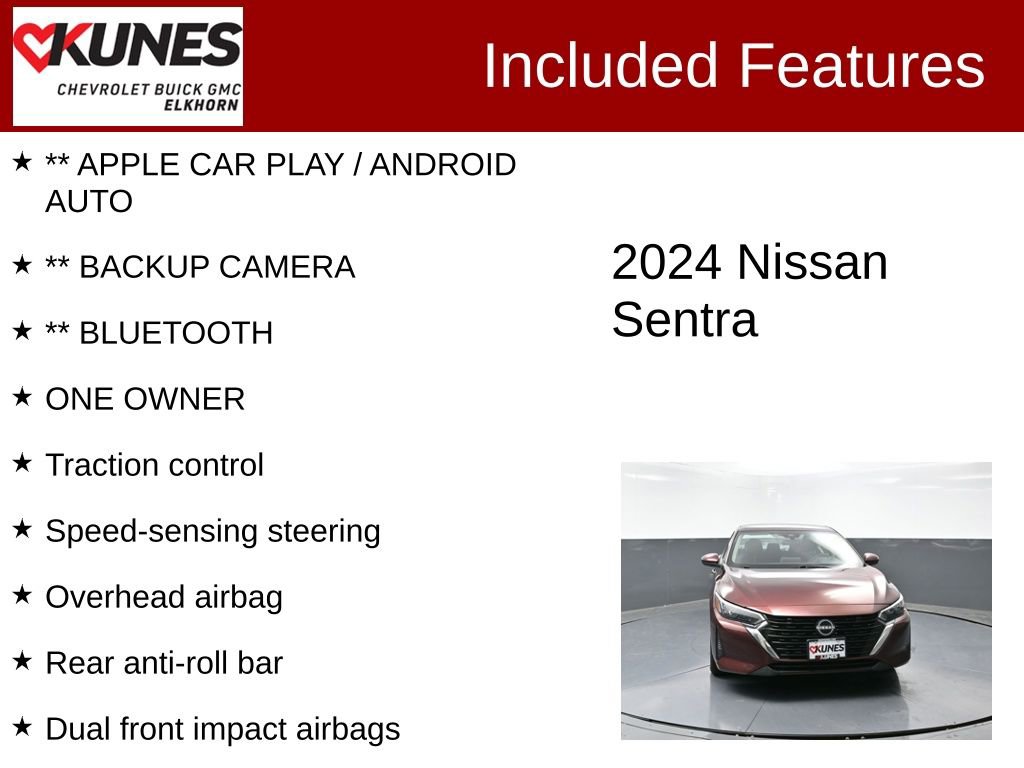 Used 2024 Nissan Sentra SV image 2