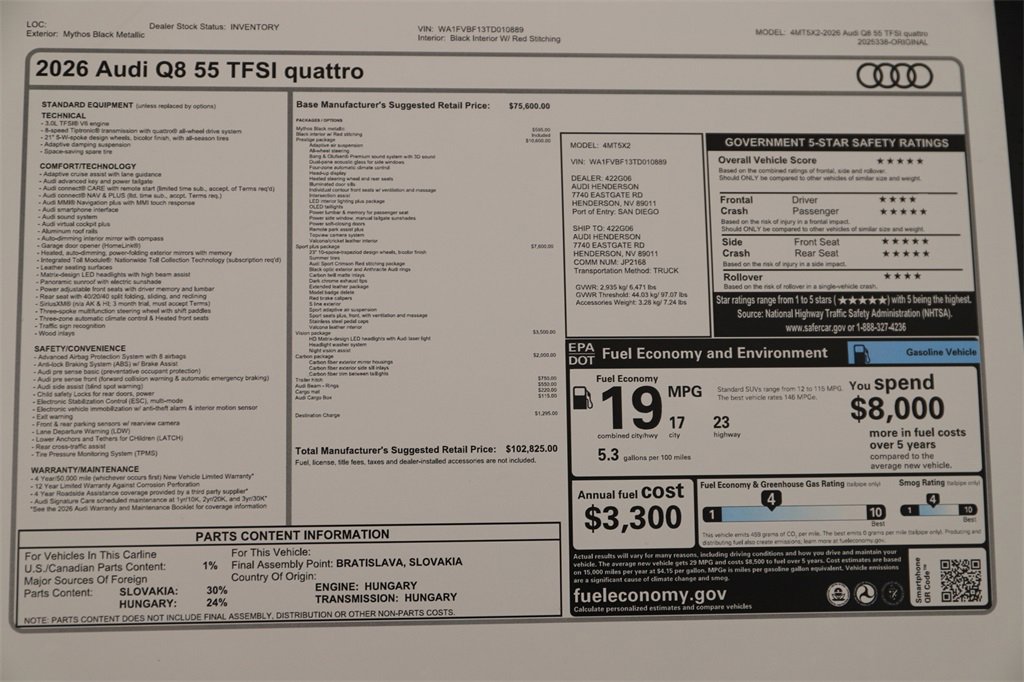 New 2026 Audi Q8 Prestige image 32