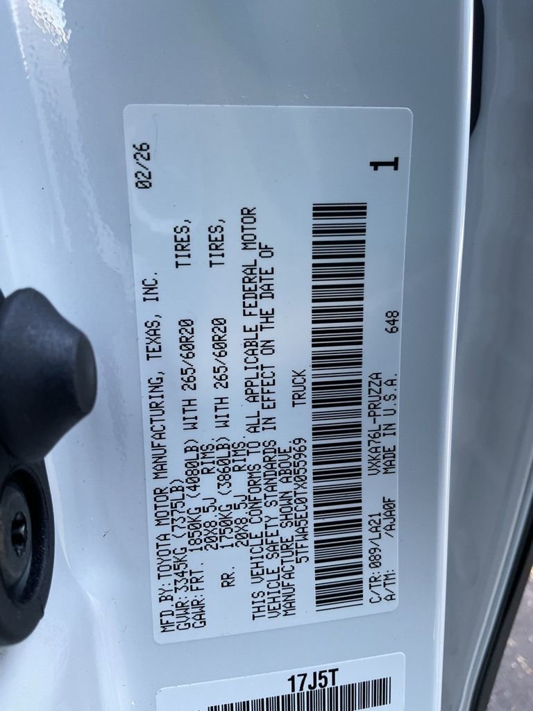 New 2026 Toyota Tundra Platinum image 40