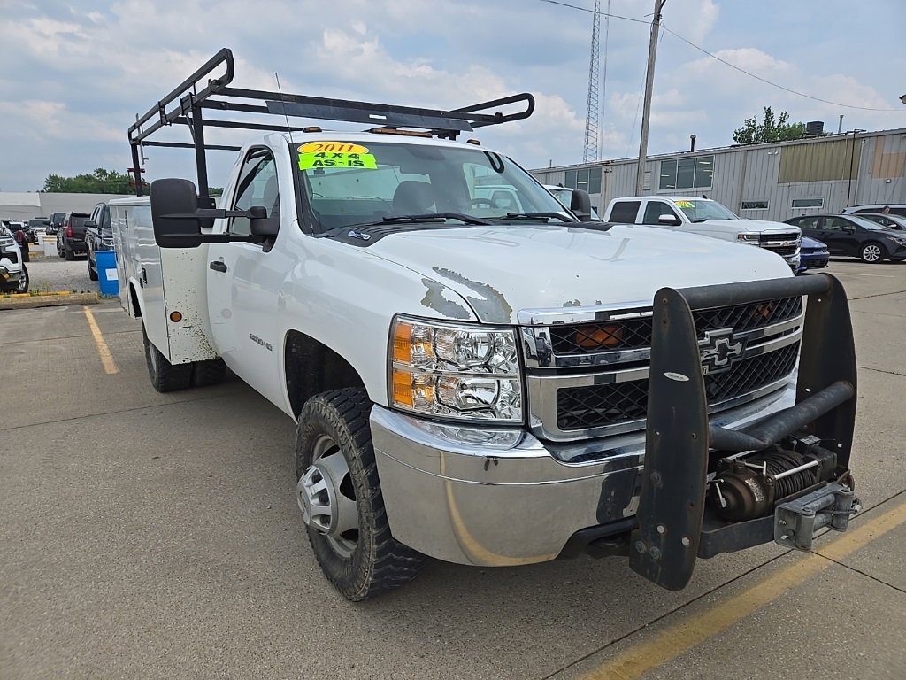 Used 2011 Chevrolet Silverado 3500 W/T w/ Snow Plow Prep Package