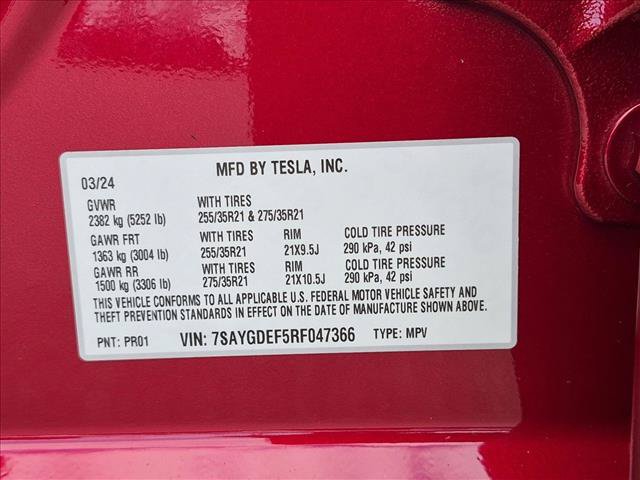 Used 2024 Tesla Model Y Performance AWD/4WD image 25