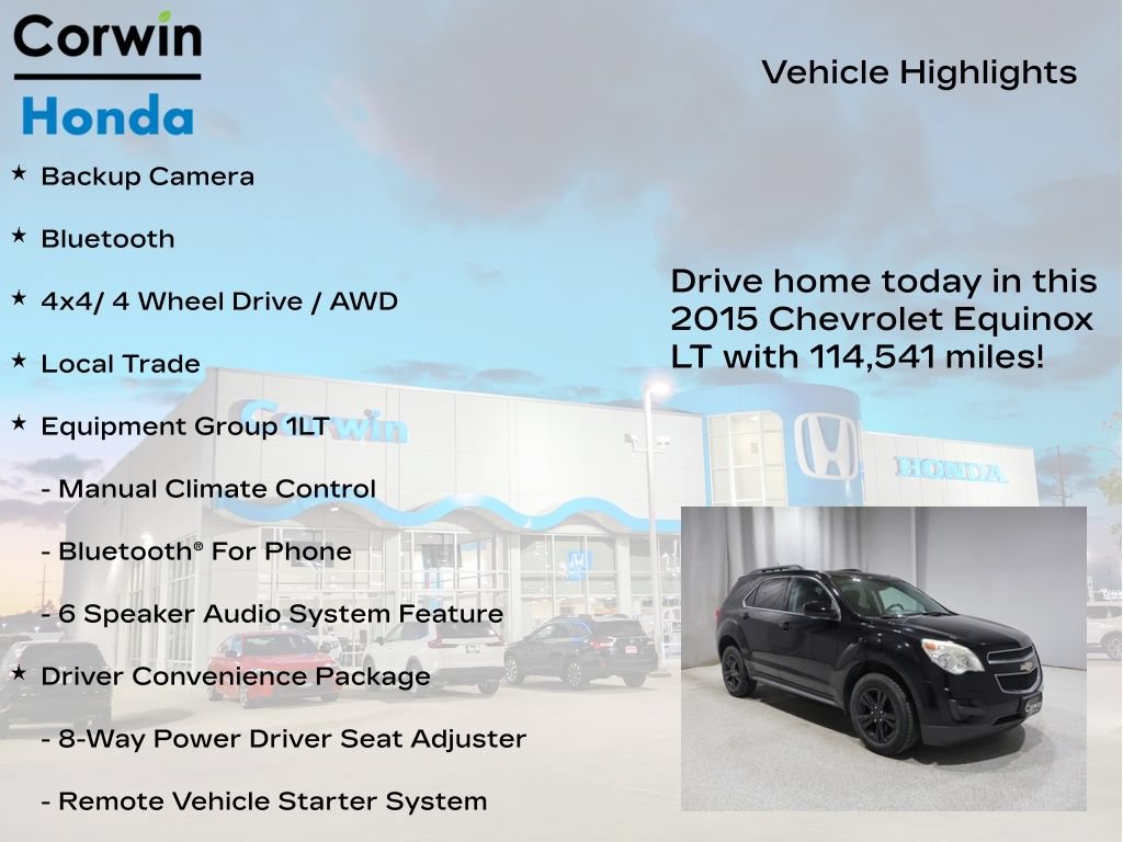 Used 2015 Chevrolet Equinox LT w/ Driver Convenience Package AWD/4WD image 6