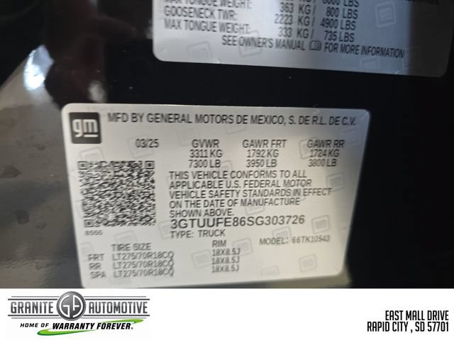 Used 2025 GMC Sierra 1500 AT4X AWD/4WD image 31