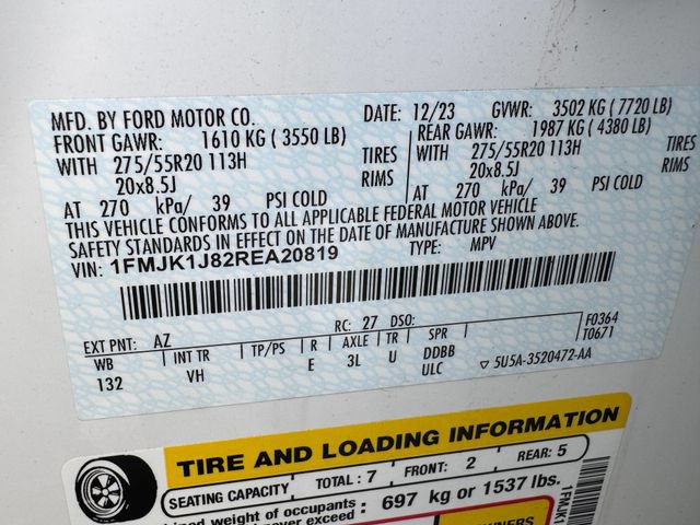 Used 2024 Ford Expedition Max XLT AWD/4WD image 26